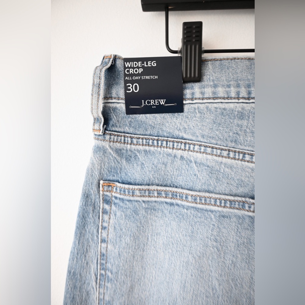 J Crew Wide Leg Crop Jean NWT - Picture 5 of 6